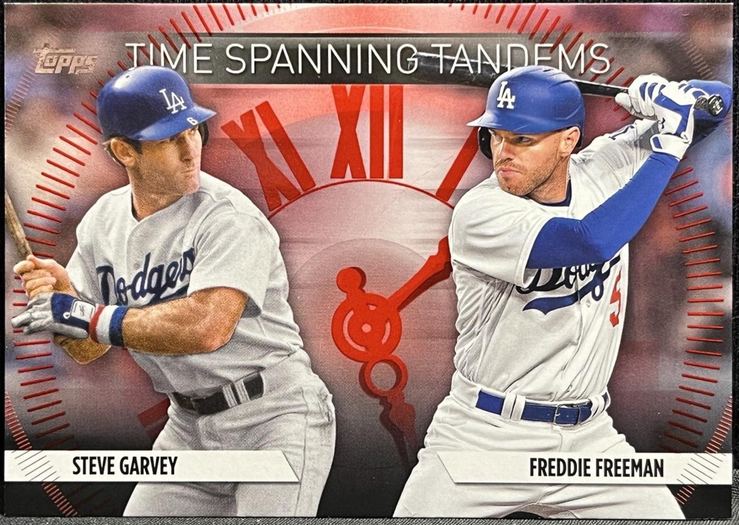 Freddie Freeman, Steve Garvey [Red] #TS-14