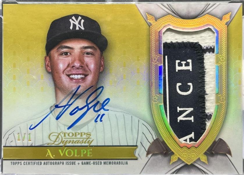 Anthony Volpe [Gold Autograph Patch] #DAP-AV8