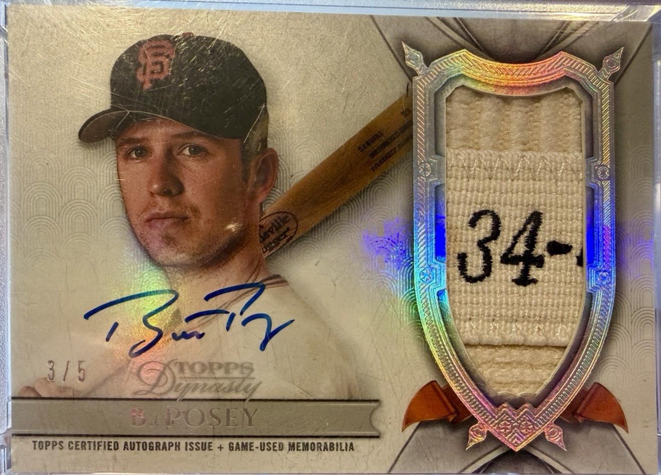 Buster Posey [Silver Autograph Patch] #DAP-BP1