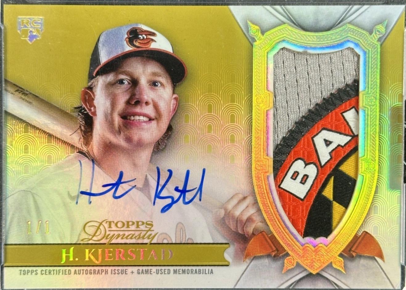 Heston Kjerstad [Gold Autograph Patch] #DAP-HK6