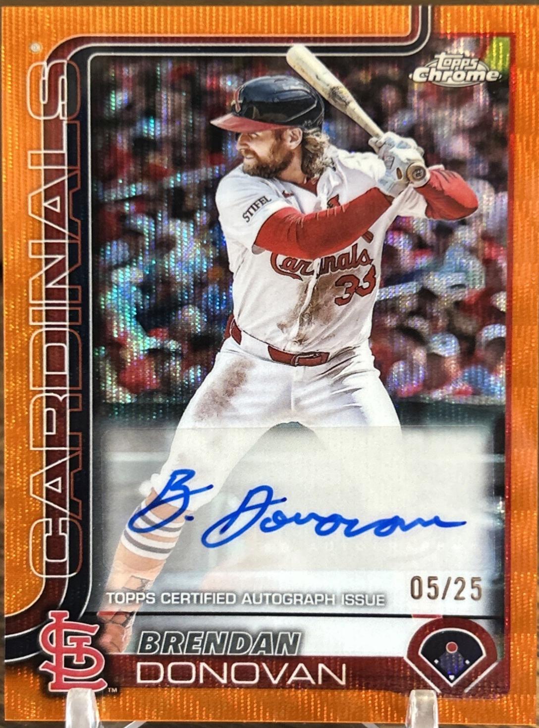 Brendan Donovan [Orange Wave Refractor] #AC-BD
