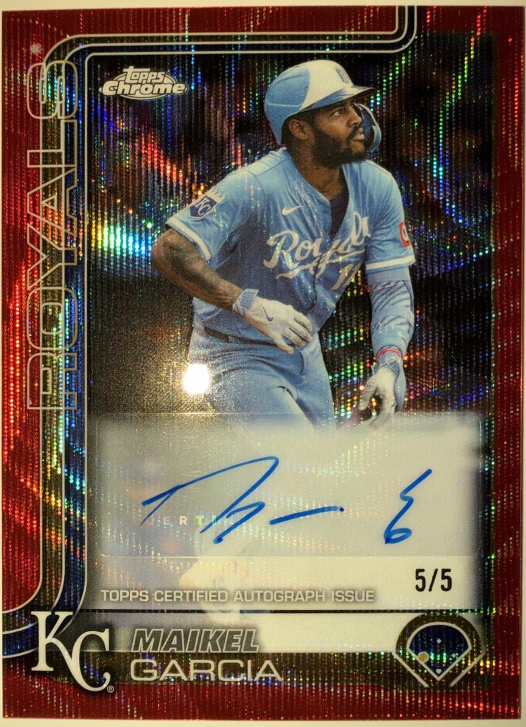 Maikel Garcia [Red Wave Refractor] #AC-GA