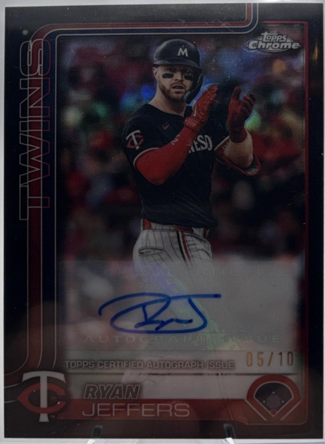 Ryan Jeffers [Black Refractor] #AC-RJ