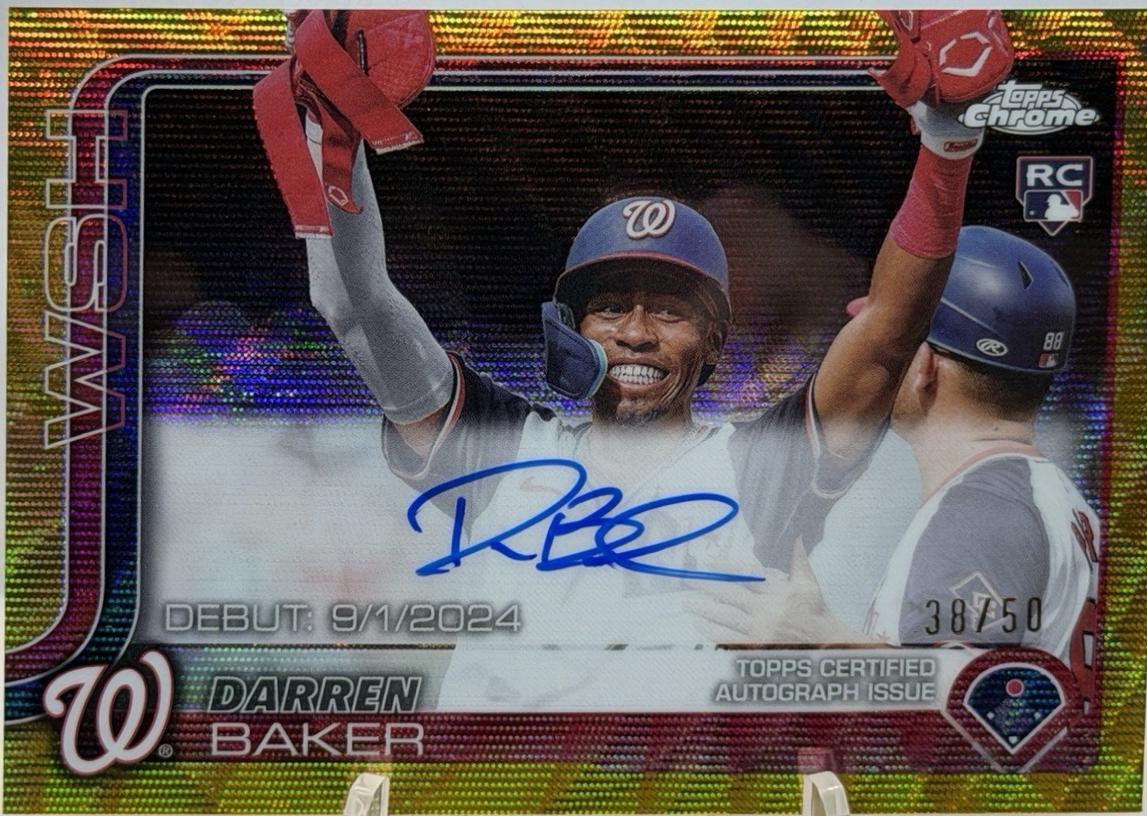 Darren Baker [Gold Wave Refractor] #CRDA-DB