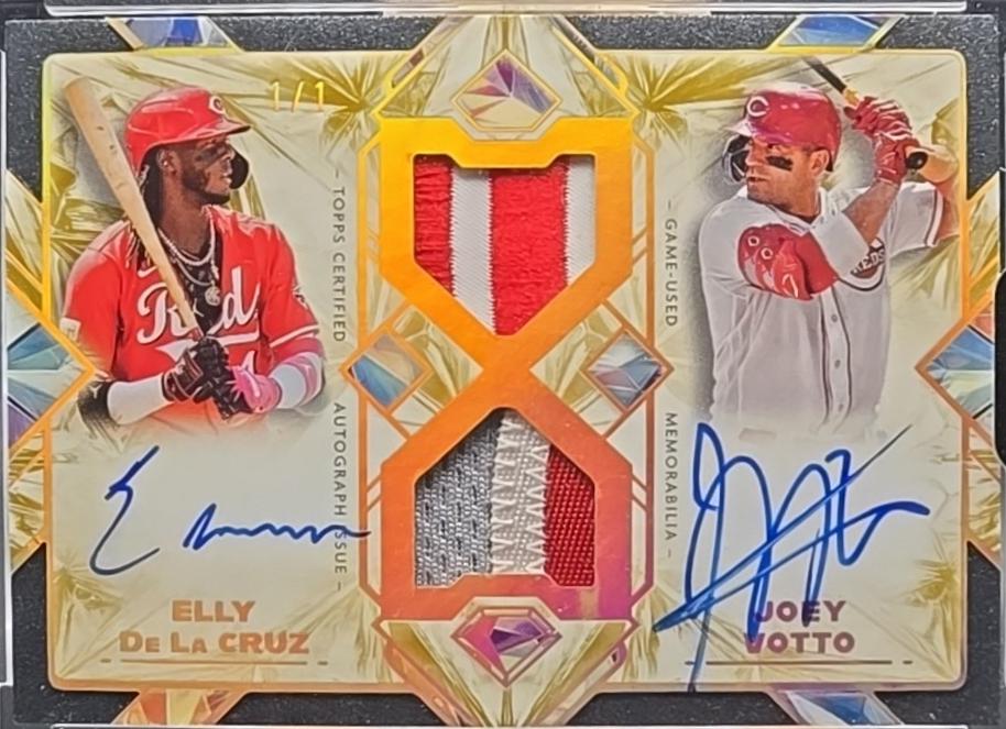 Joey Votto / Elly De La Cruz [Gold] #DPAR-CV