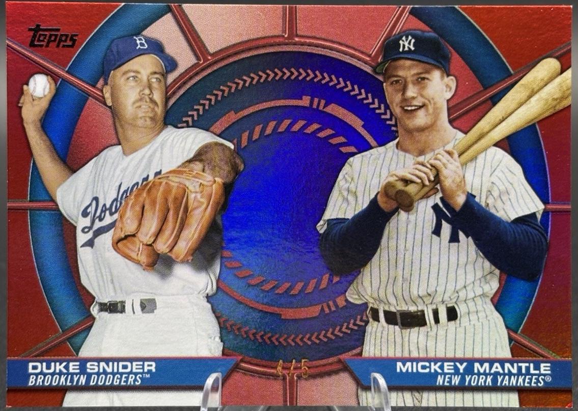 Mickey Mantle / Duke Snider [Red Foil] #DD-13