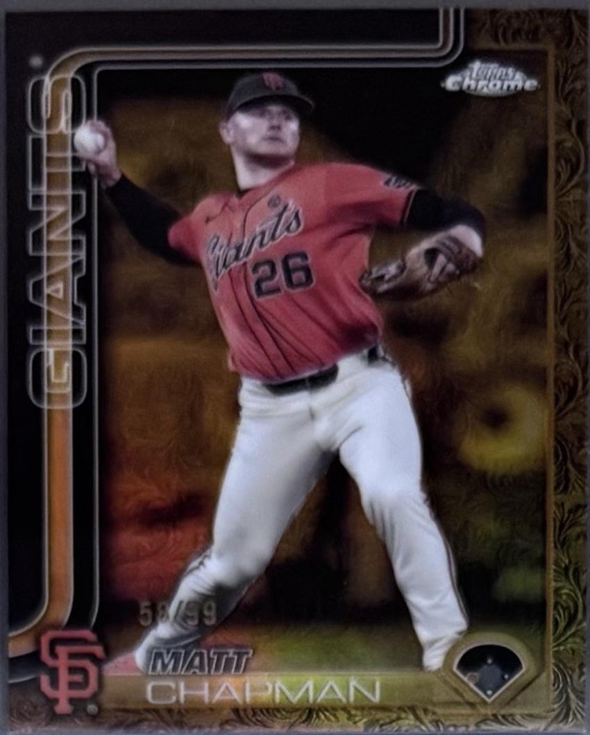 Matt Chapman [Electroblack Gold] #197