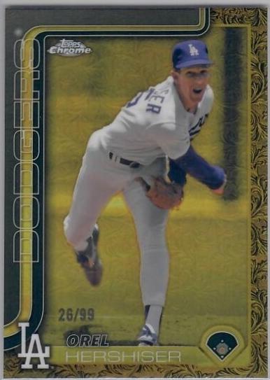 Orel Hershiser [Electroblack Gold] #185