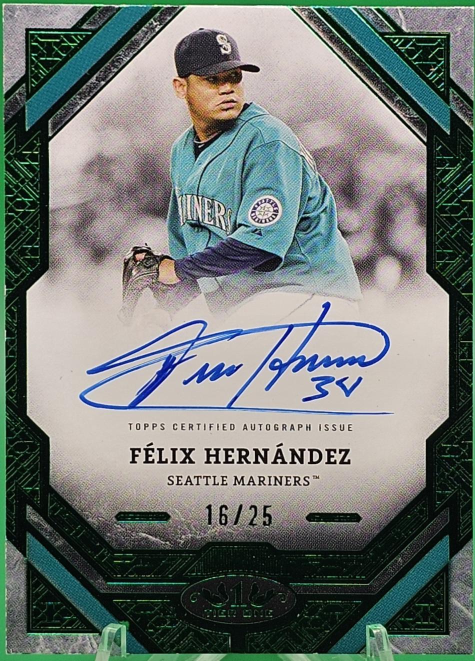 Felix Hernandez [Green Foil] #T1A-FH