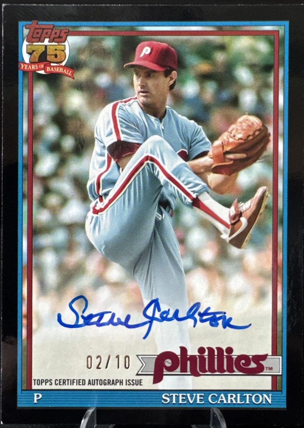 Steve Carlton [Black] #91A-SC