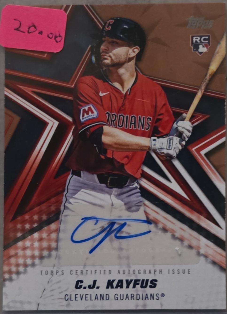 C.J. Kayfus [Gold Foil] #BSA-CJK