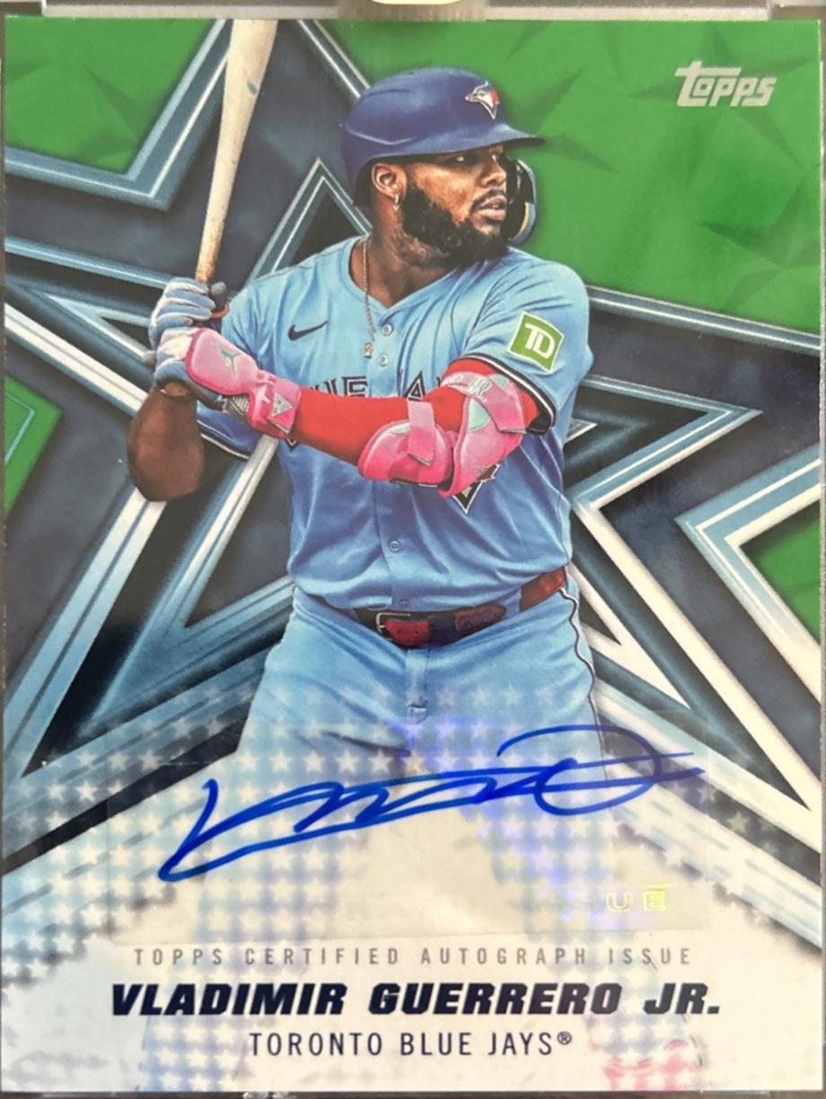Vladimir Guerrero Jr. [Green Foil] #BSA-VG