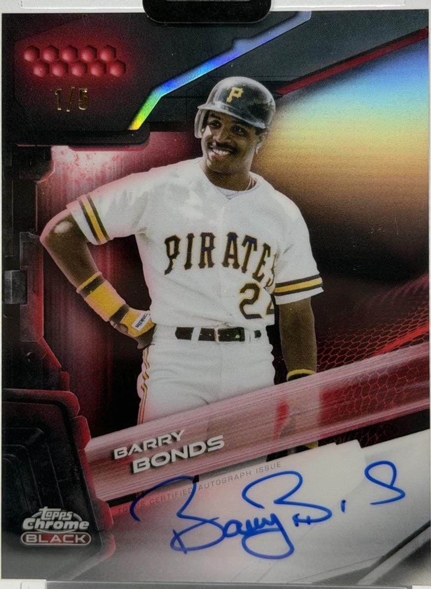 Barry Bonds [Red Refractor] #CBA-BB