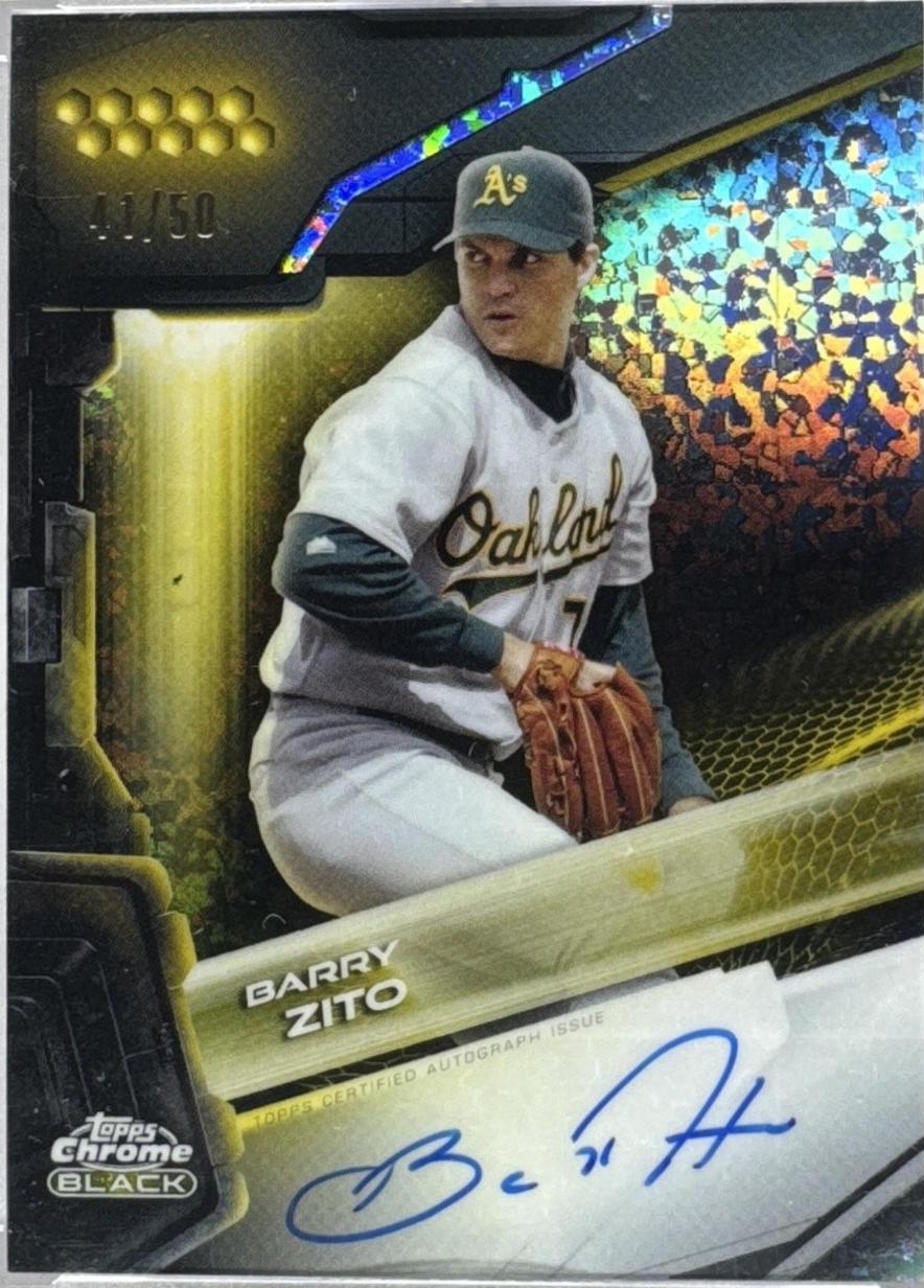 Barry Zito [Gold Mini-Diamond Refractor] #CBA-BZ