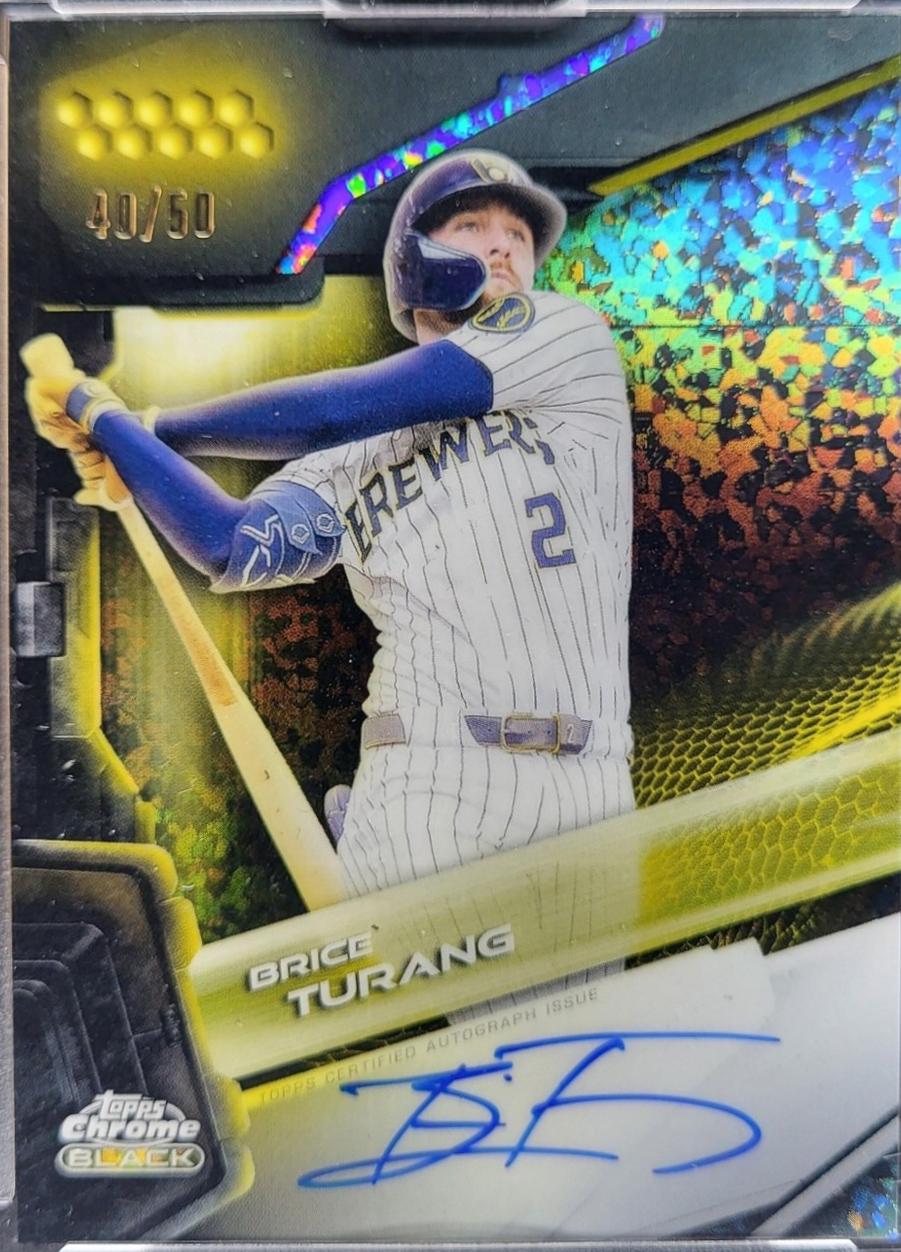 Brice Turang [Gold Mini-Diamond Refractor] #CBA-BT
