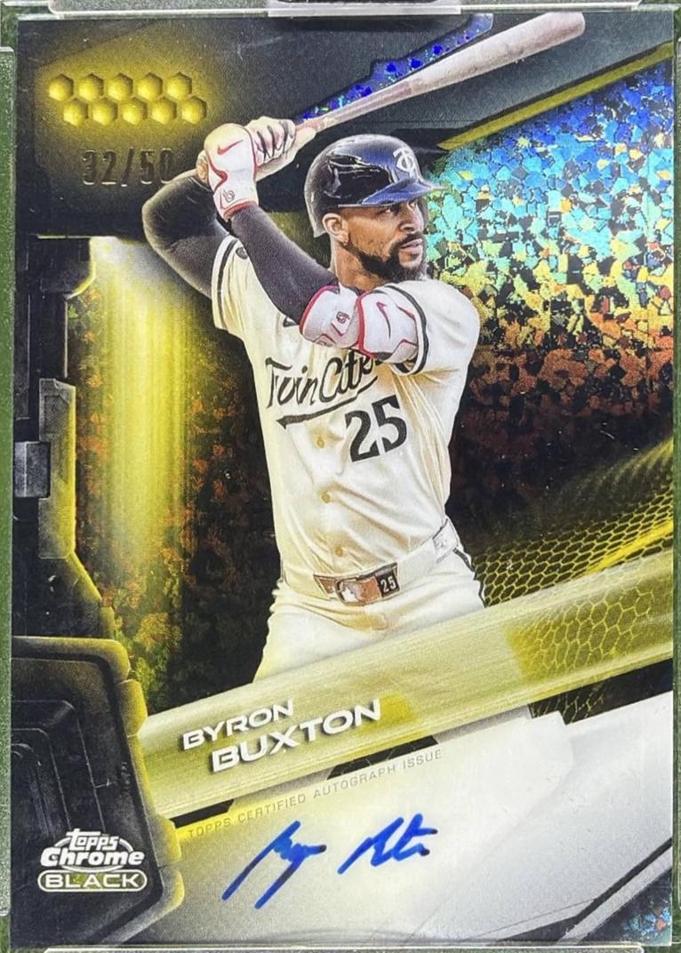 Byron Buxton [Gold Mini-Diamond Refractor] #CBA-BBU