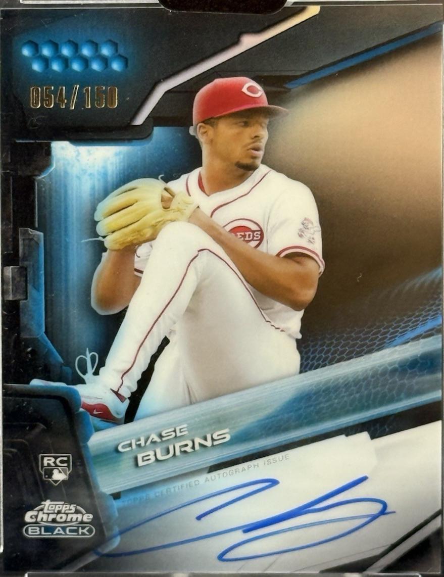 Chase Burns [Blue Refractor] #CBA-CB