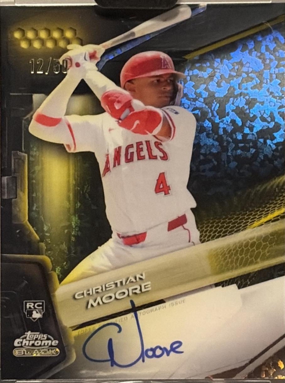 Christian Moore [Gold Mini-Diamond Refractor] #CBA-CM