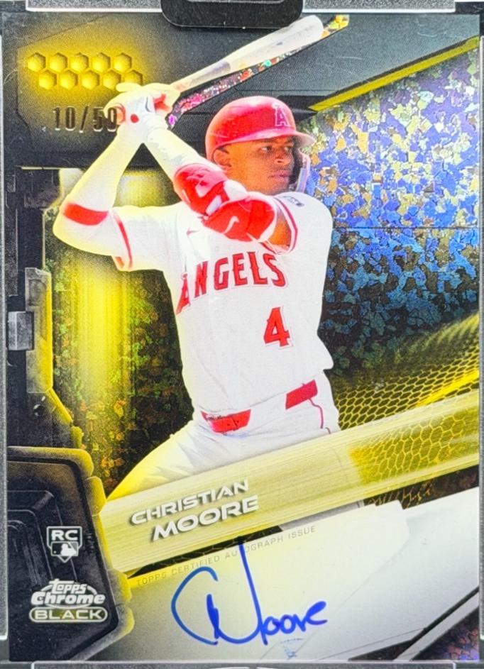 Christian Moore [Gold Refractor] #CBA-CM