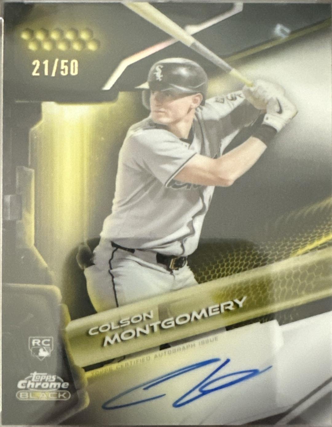 Colson Montgomery [Gold Refractor] #CBA-CMO