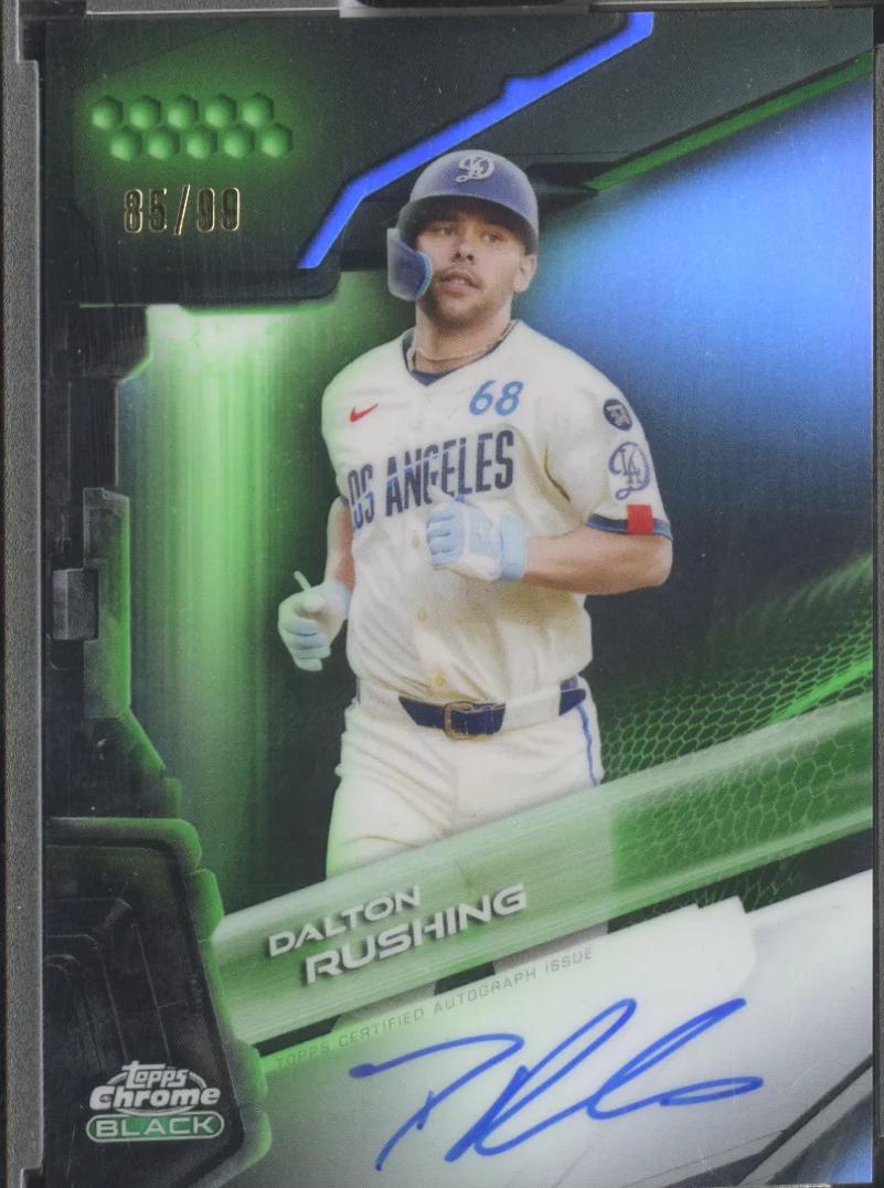Dalton Rushing [Green Refractor] #CBA-DR