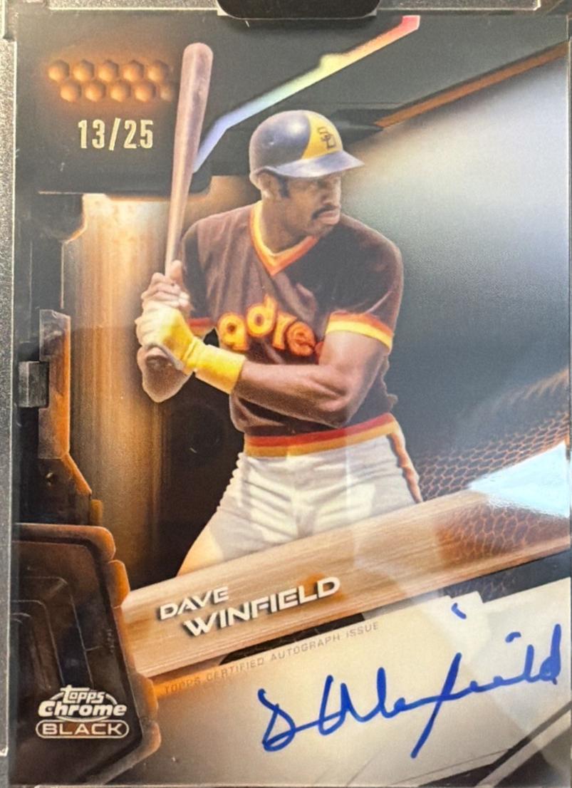 Dave Winfield [Orange Refractor] #CBA-DW