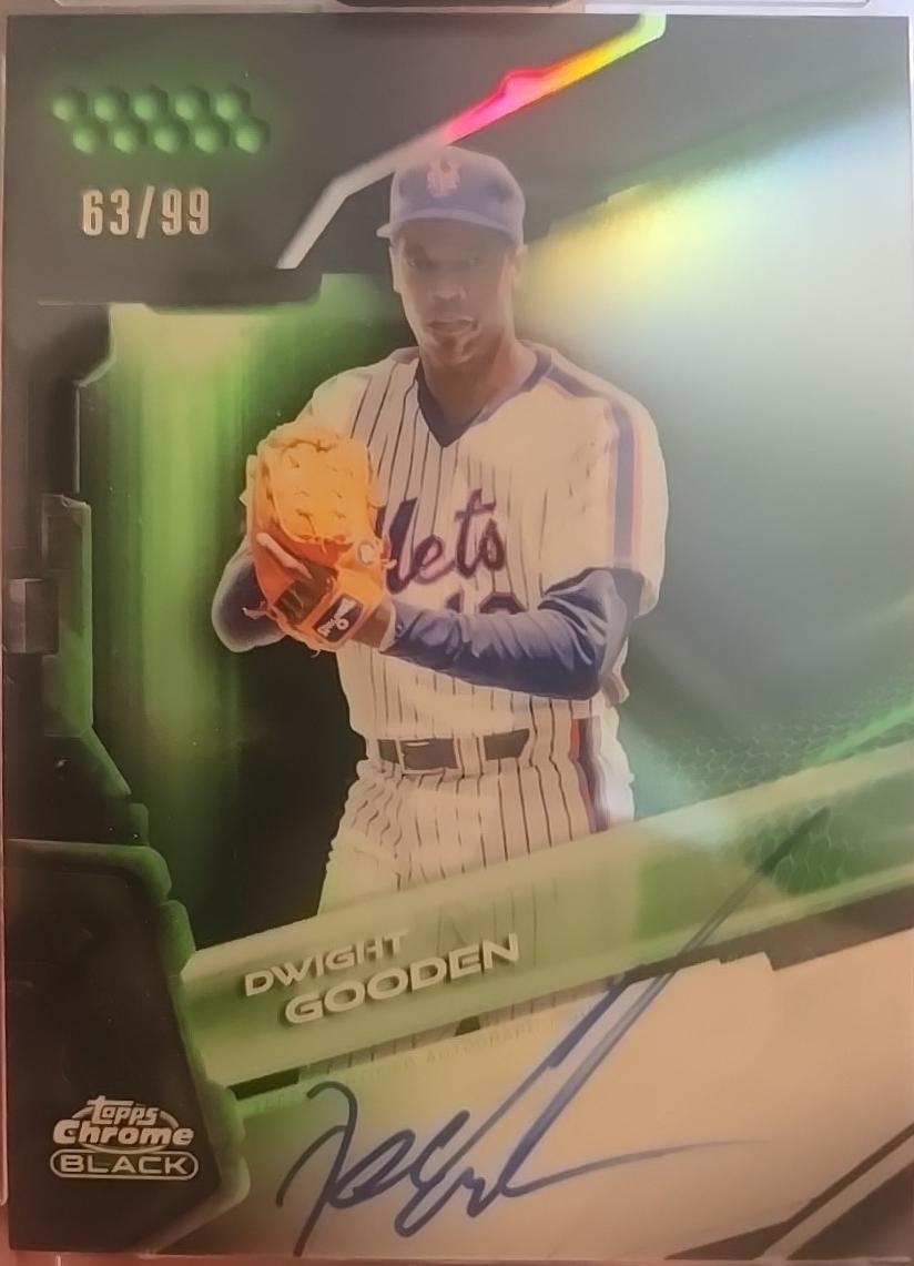Dwight Gooden [Green Refractor] #CBA-DG