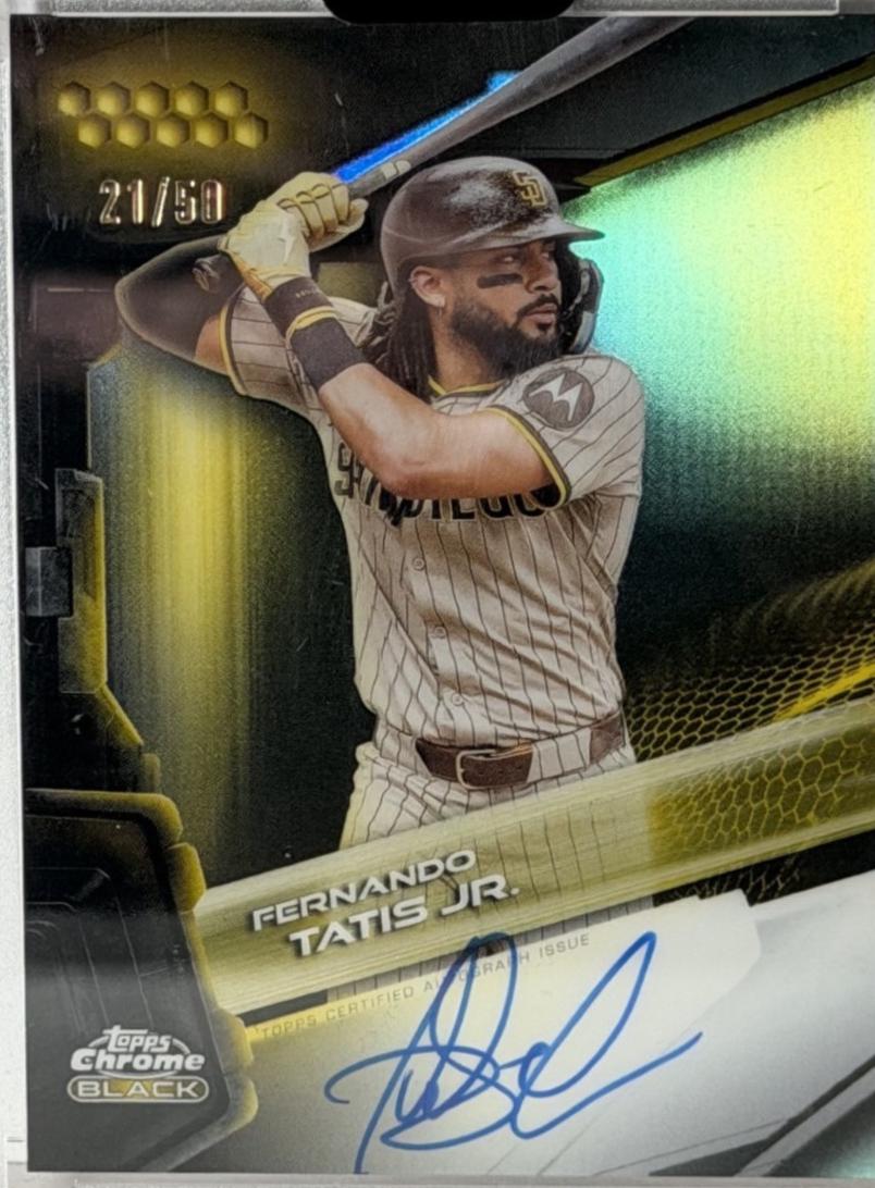 Fernando Tatis Jr. [Gold Refractor] #CBA-FTJ