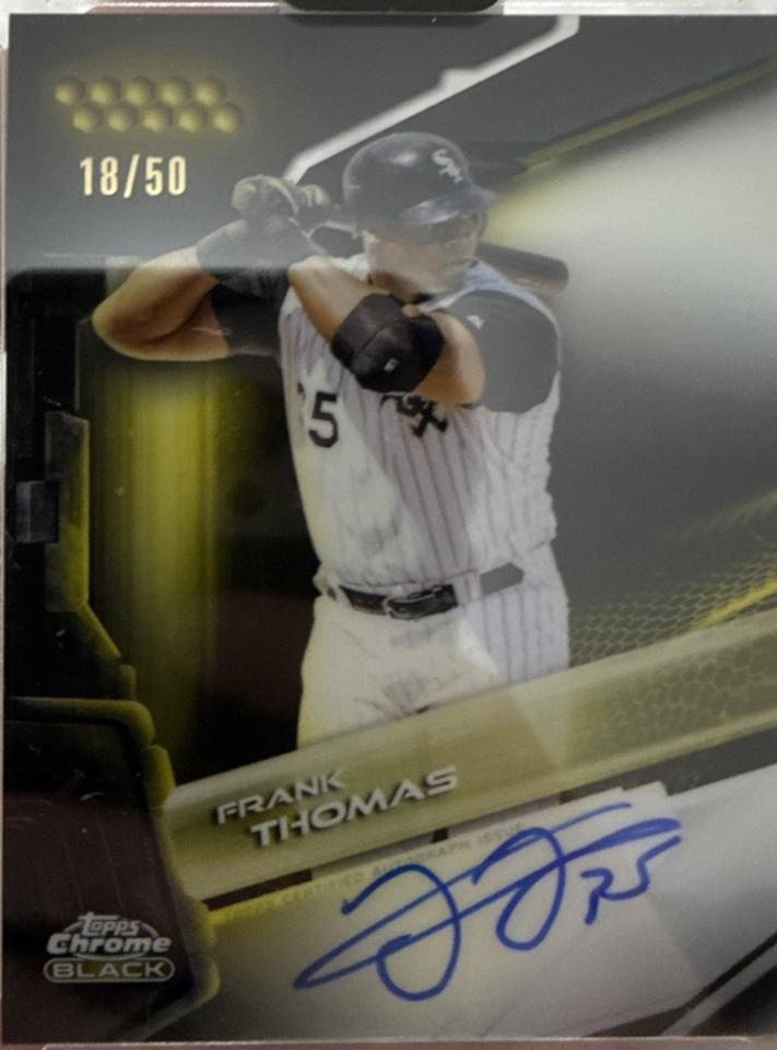 Frank Thomas [Gold Refractor] #CBA-FT
