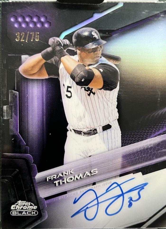 Frank Thomas [Purple Refractor] #CBA-FT