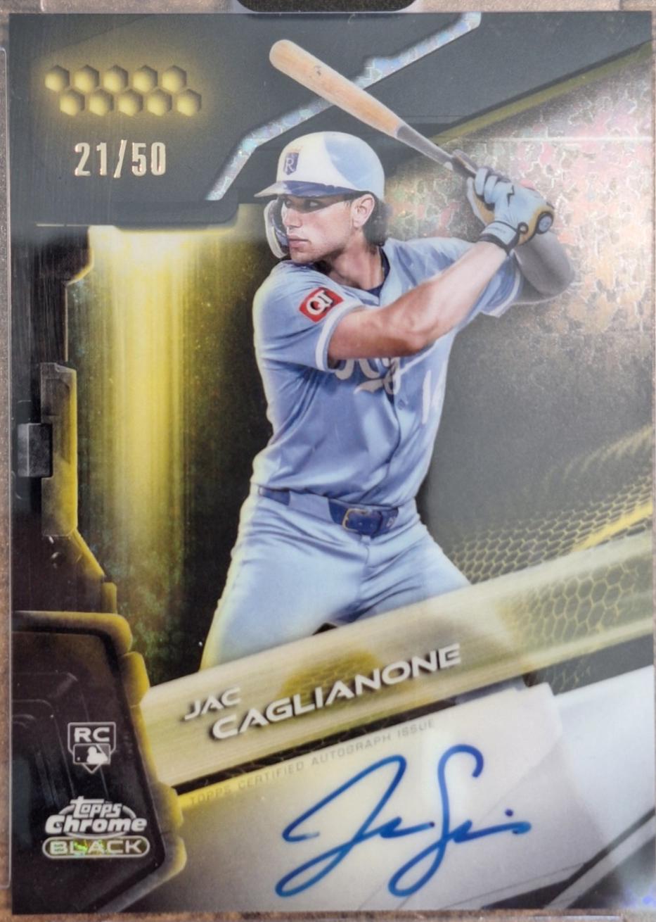 Jac Caglianone [Gold Mini-Diamond Refractor] #CBA-CAG