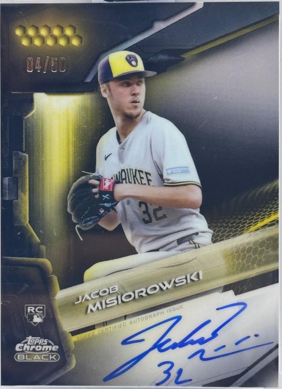 Jacob Misiorowski [Gold Refractor] #CBA-JMI