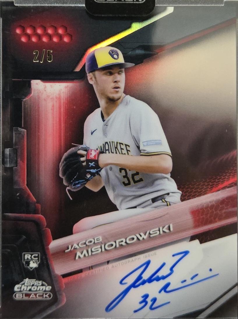 Jacob Misiorowski [Red Mini-Diamond Refractor] #CBA-JMI