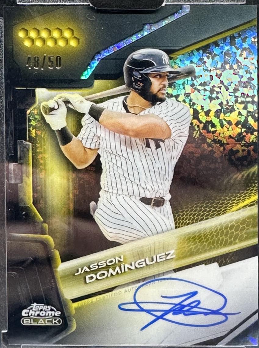 Jasson Dominguez [Gold Mini-Diamond Refractor] #CBA-JD