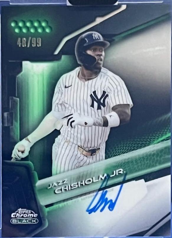 Jazz Chisholm Jr. [Green Refractor] #CBA-JCJ