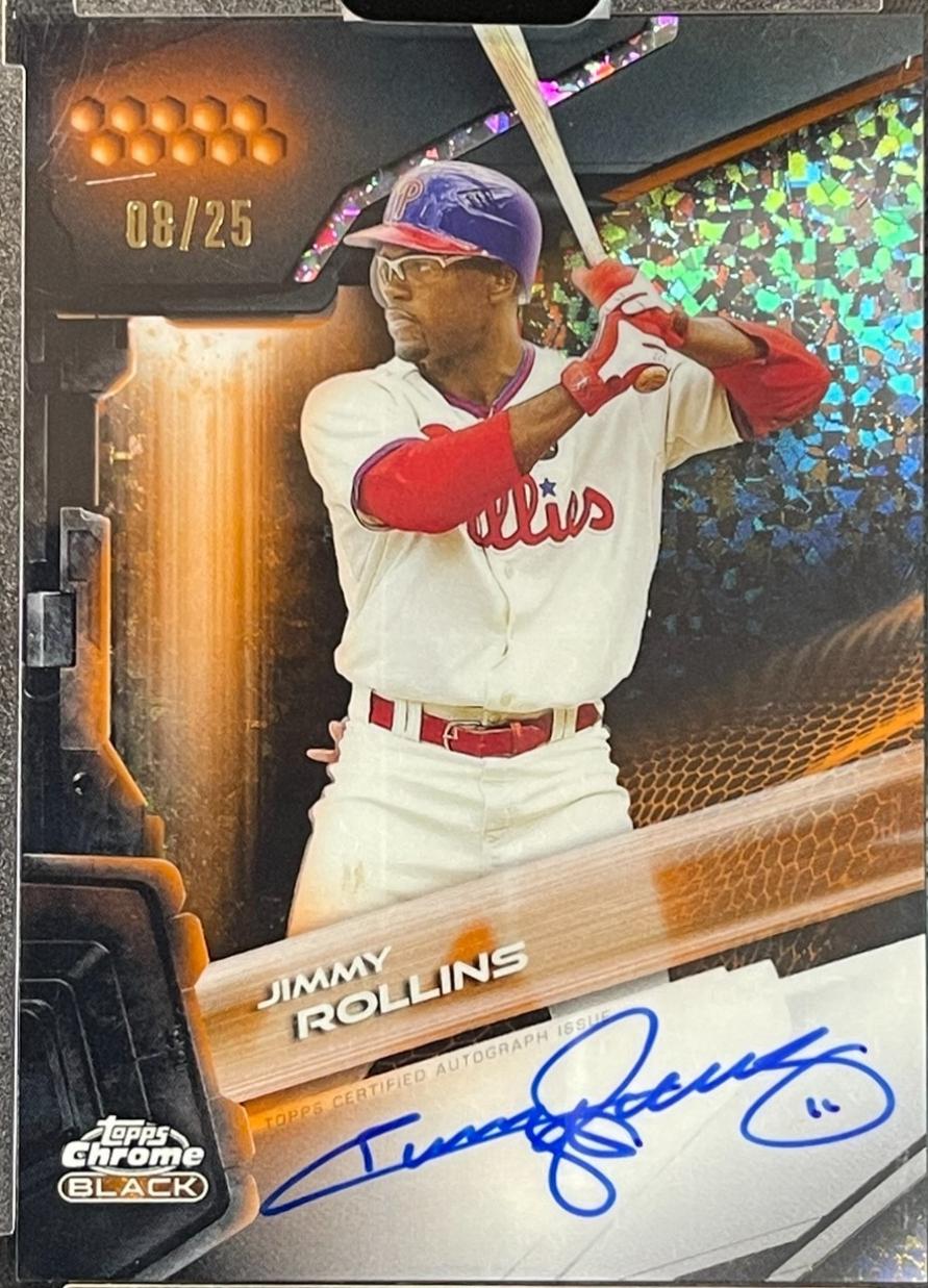 Jimmy Rollins [Orange Refractor] #CBA-JRO