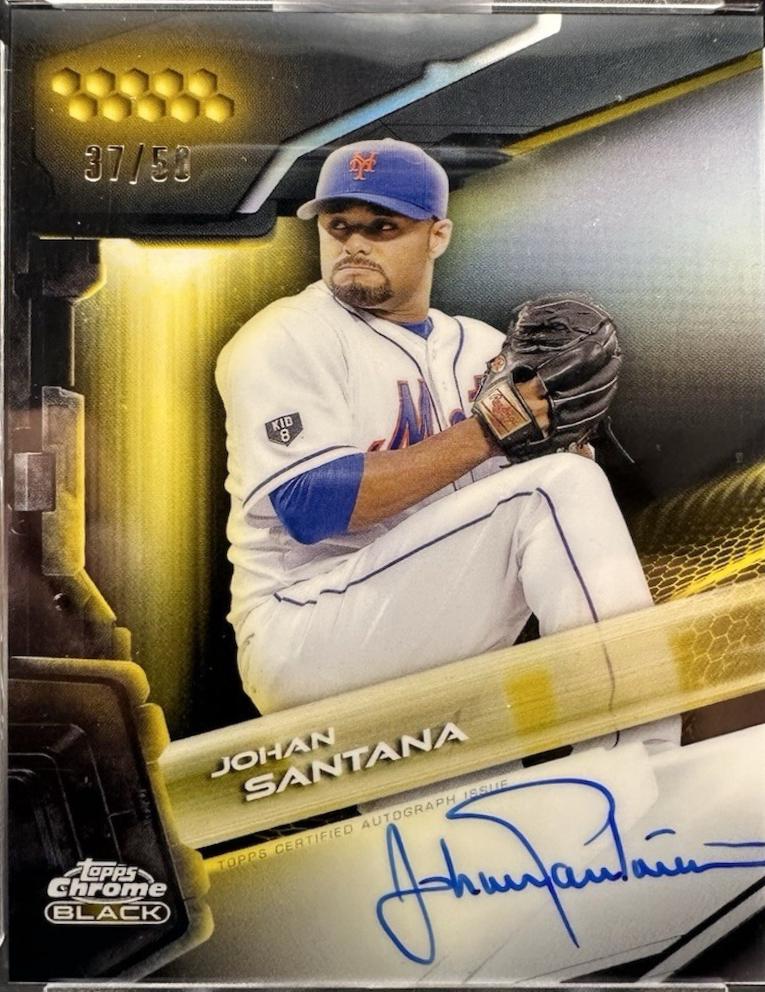 Johan Santana [Gold Refractor] #CBA-JS