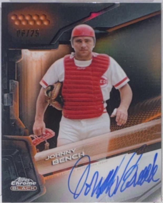 Johnny Bench [Orange Refractor] #CBA-JB
