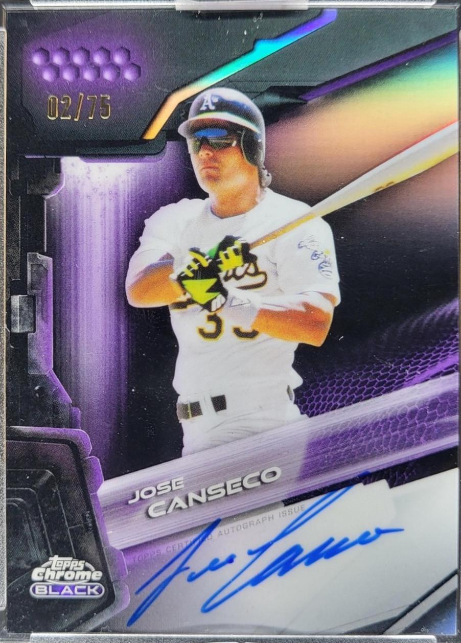 Jose Canseco [Purple Refractor] #CBA-JCA