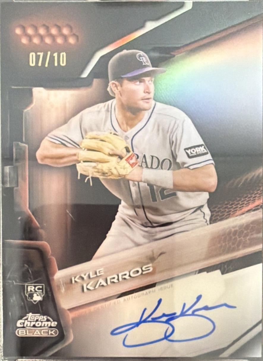 Kyle Karros [Rose Gold Refractor] #CBA-KK