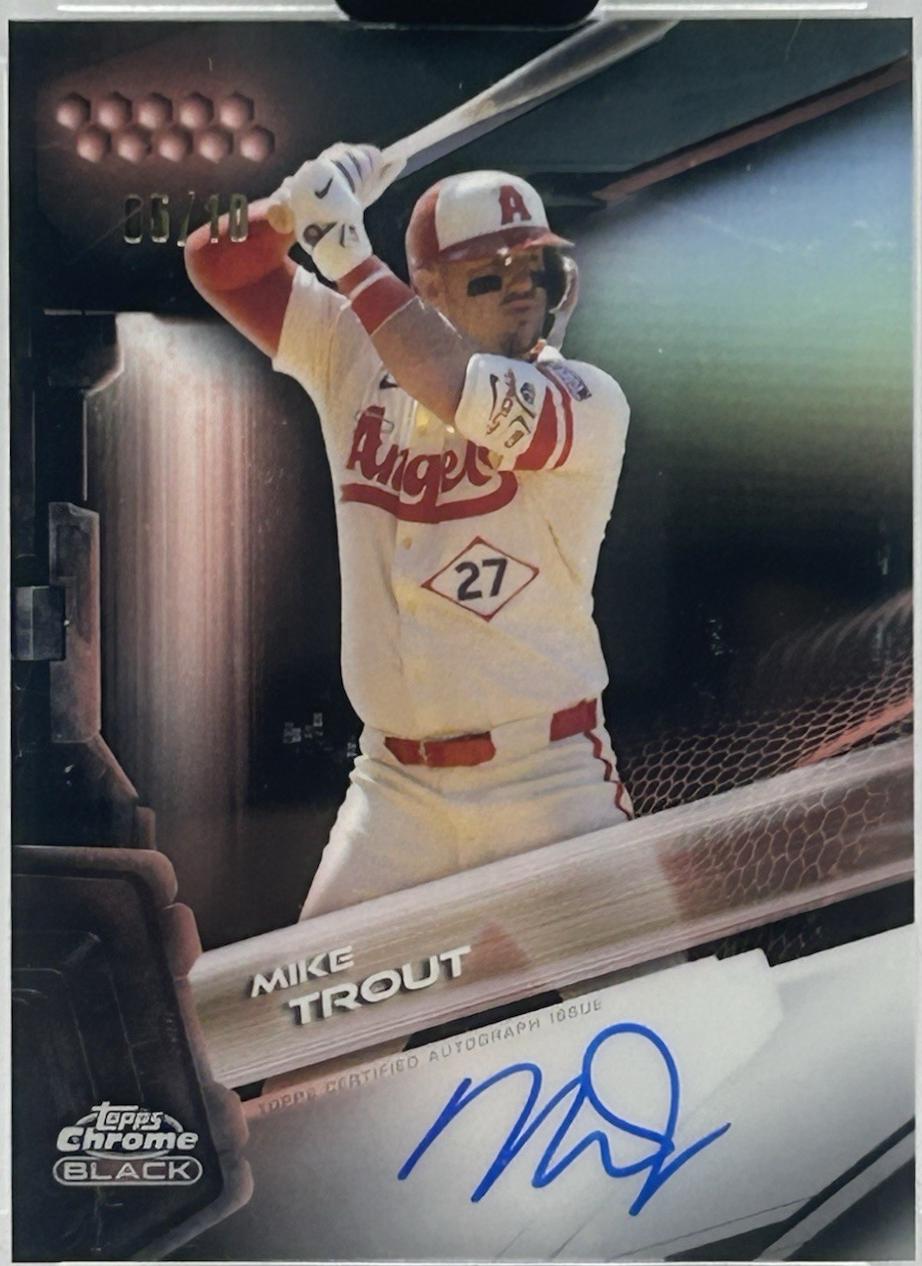 Mike Trout [Rose Gold Refractor] #CBA-MT