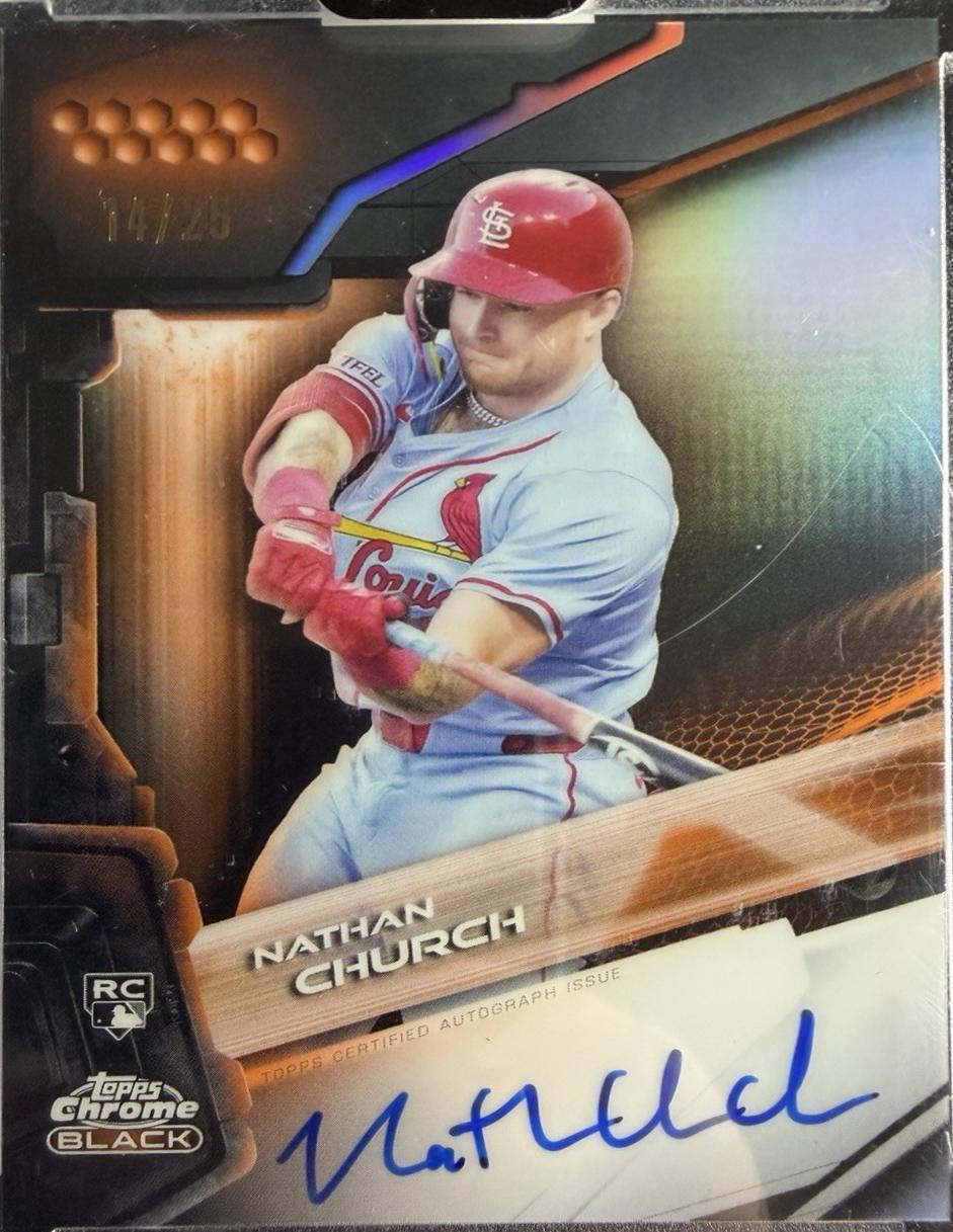 Nathan Church [Orange Refractor] #CBA-NC
