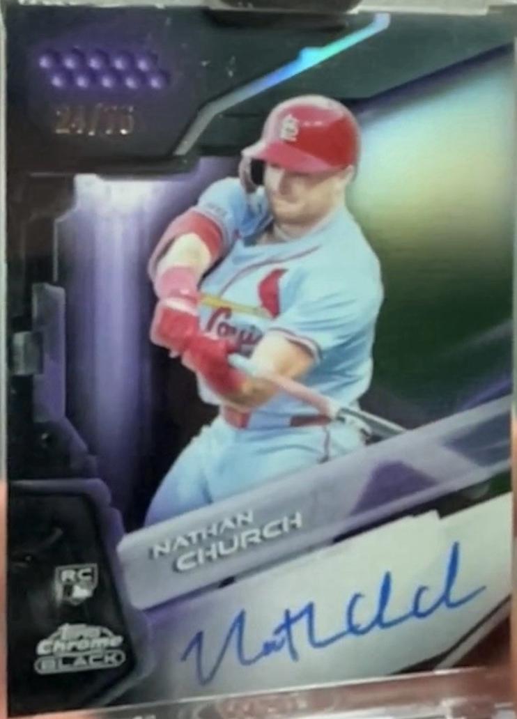 Nathan Church [Purple Refractor] #CBA-NC