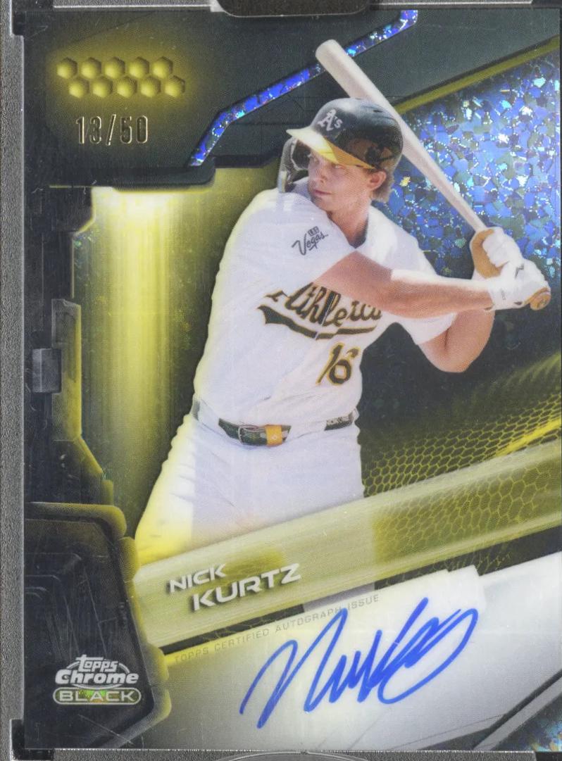 Nick Kurtz [Gold Mini-Diamond Refractor] #CBA-NK