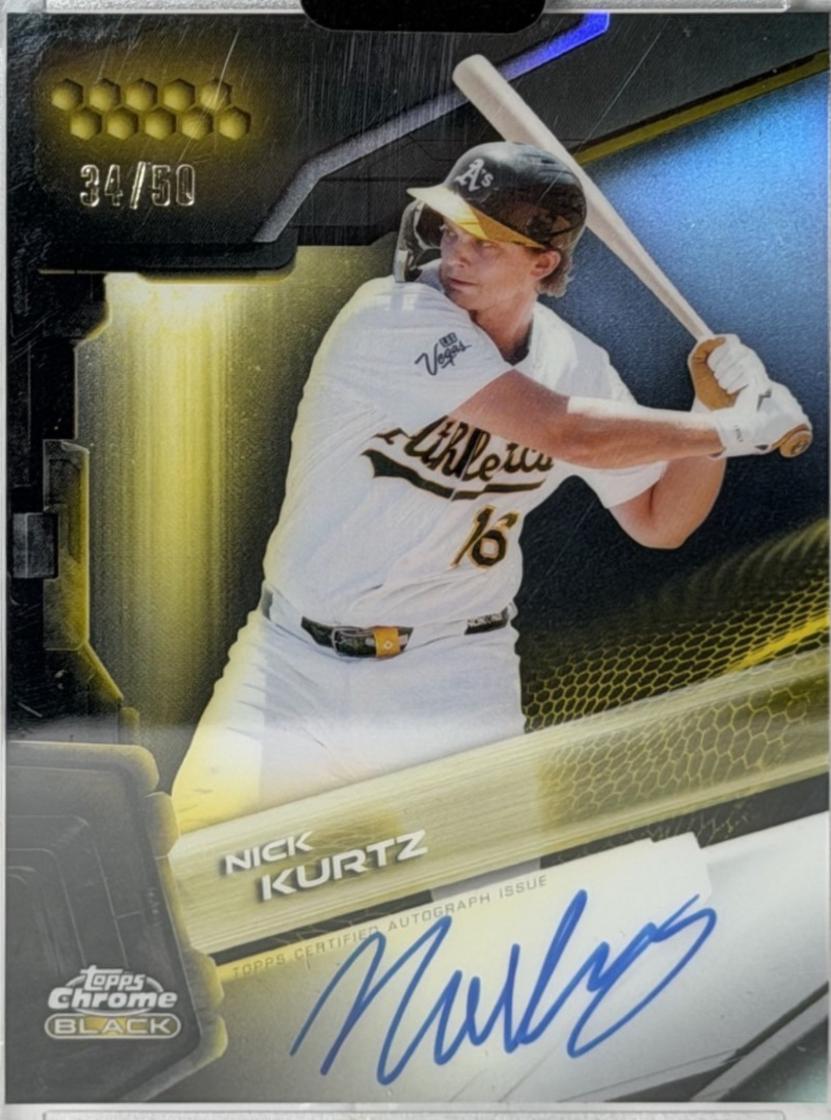 Nick Kurtz [Gold Refractor] #CBA-NK