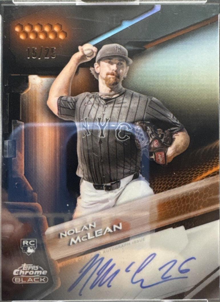 Nolan McLean [Orange Refractor] #CBA-NM