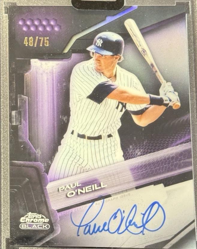 Paul O'Neill [Purple Refractor] #CBA-PO