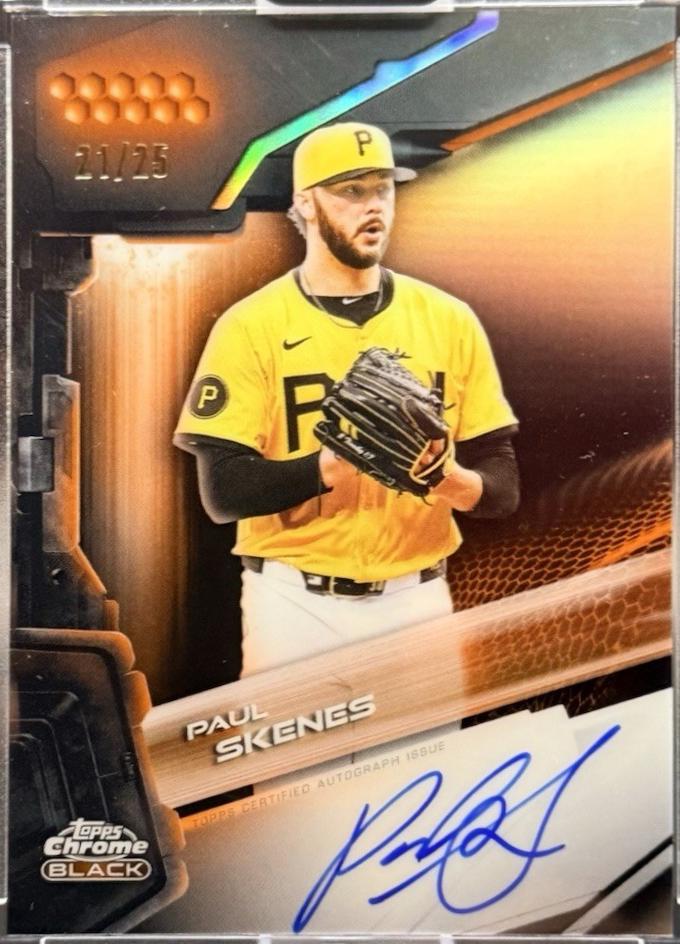 Paul Skenes [Orange Refractor] #CBA-PS