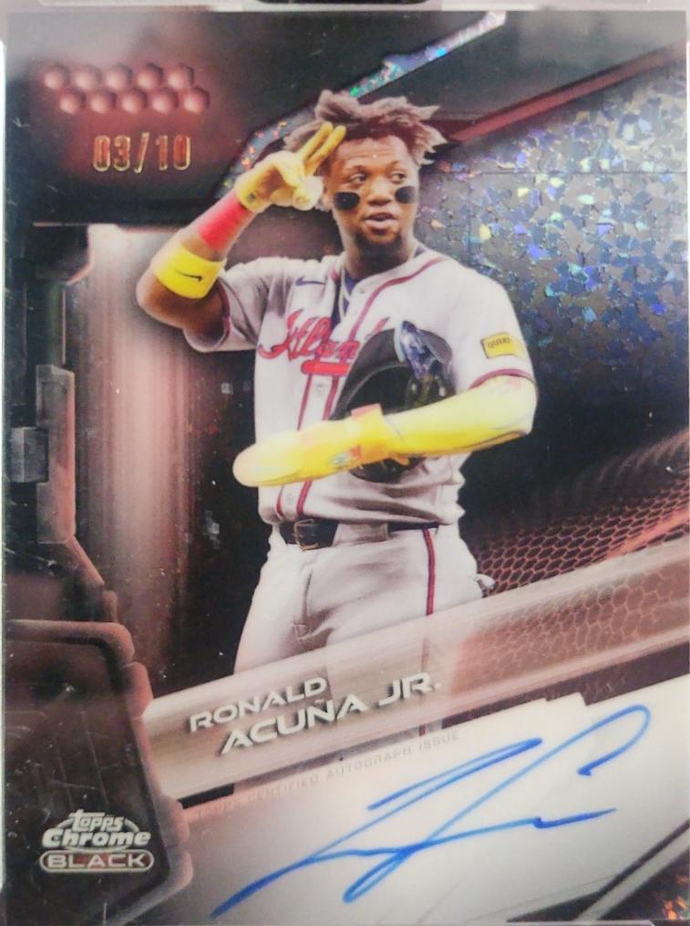 Ronald Acuna Jr. [Rose Gold Mini-Diamond Refractor] #CBA-RAJ