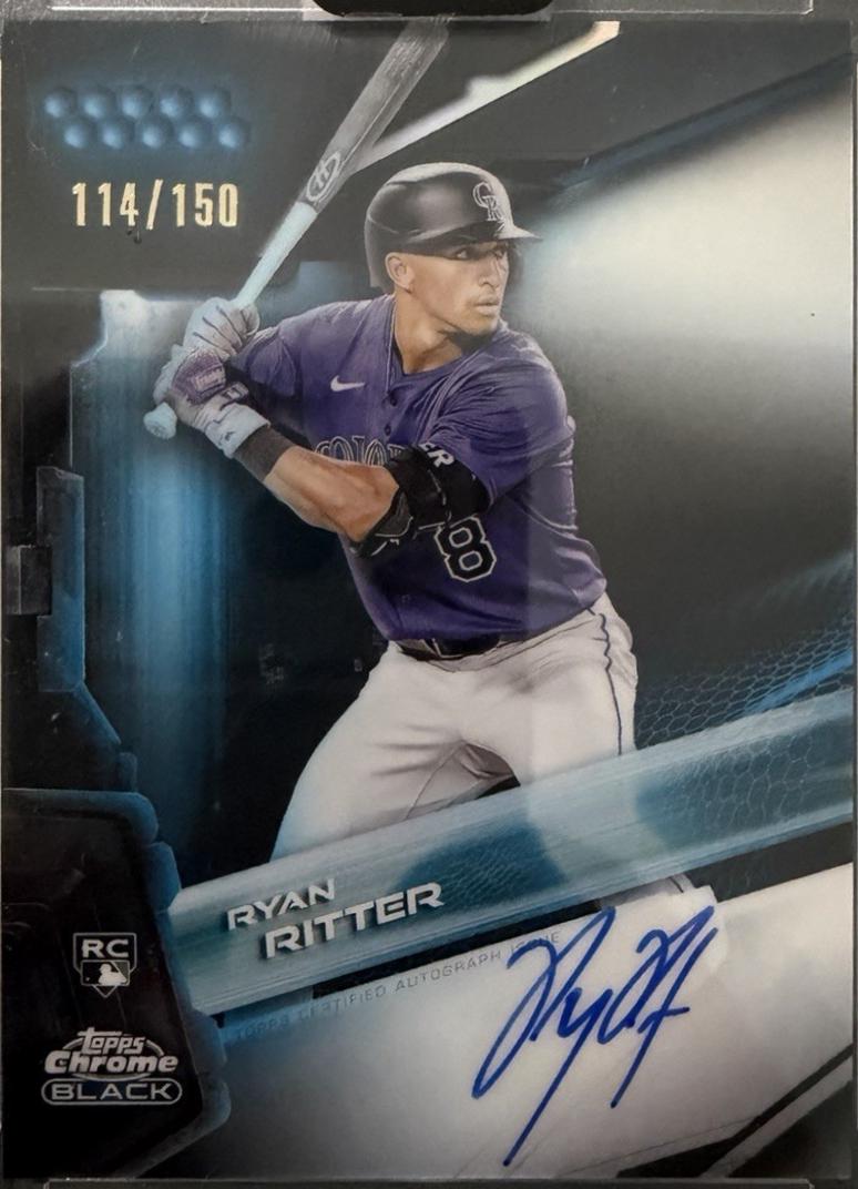 Ryan Ritter [Blue Refractor] #CBA-RRI